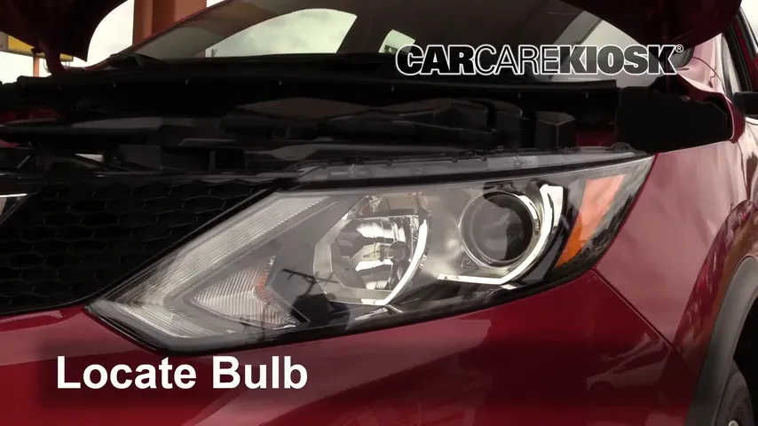 2017 Nissan Rogue Sport SL 2.0L 4 Cyl. Lights Highbeam (replace bulb)